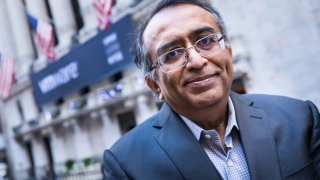 Rangarajan Raghuram, CEO, VMware at the NYSE, Dec. 14, 2021.