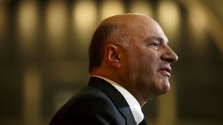 Kevin O’Leary, chairman of O’Shares Exchange Traded Funds, speaks at the Empire Club Of Canada in Toronto, Ontario, Canada, on Friday, April 7, 2017. Photographer: Cole Burston/Bloomberg via Getty Images