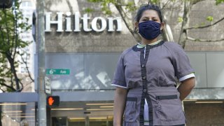 hilton hotel housekeeper