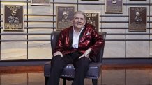 Jerry Lee Lewis sits for a picture at the Country Music Hall of Fame after it was announced he will be inducted as a member Tuesday, May 17, 2022, in Nashville, Tenn.