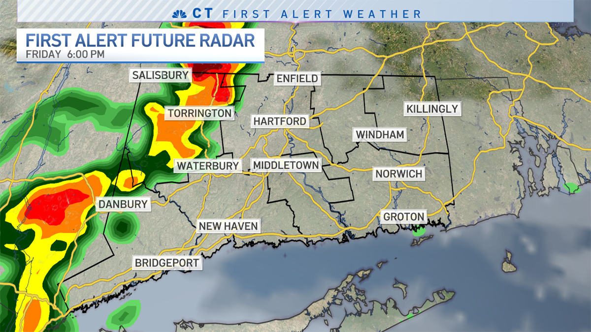 Scattered Thunderstorms Possible This Evening NBC Connecticut
