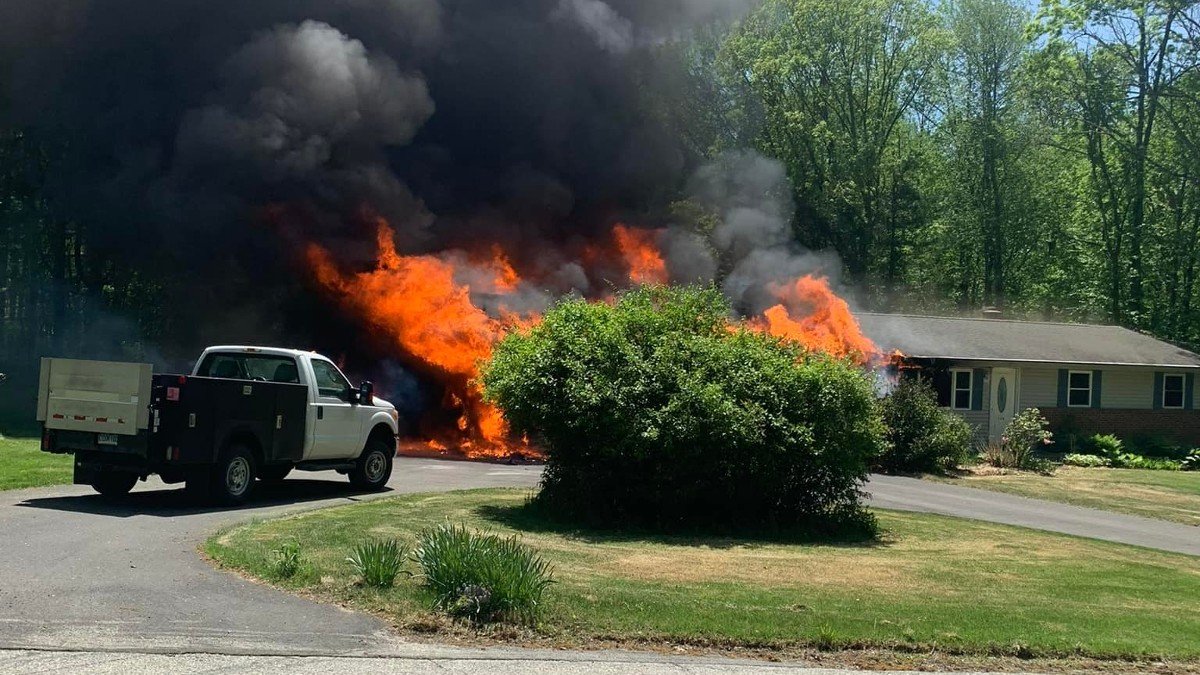 2 Taken to the Hospital, Home Destroyed After Killingly Fire - Vimarsana News