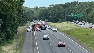 Crash on Interstate 84 in Southington