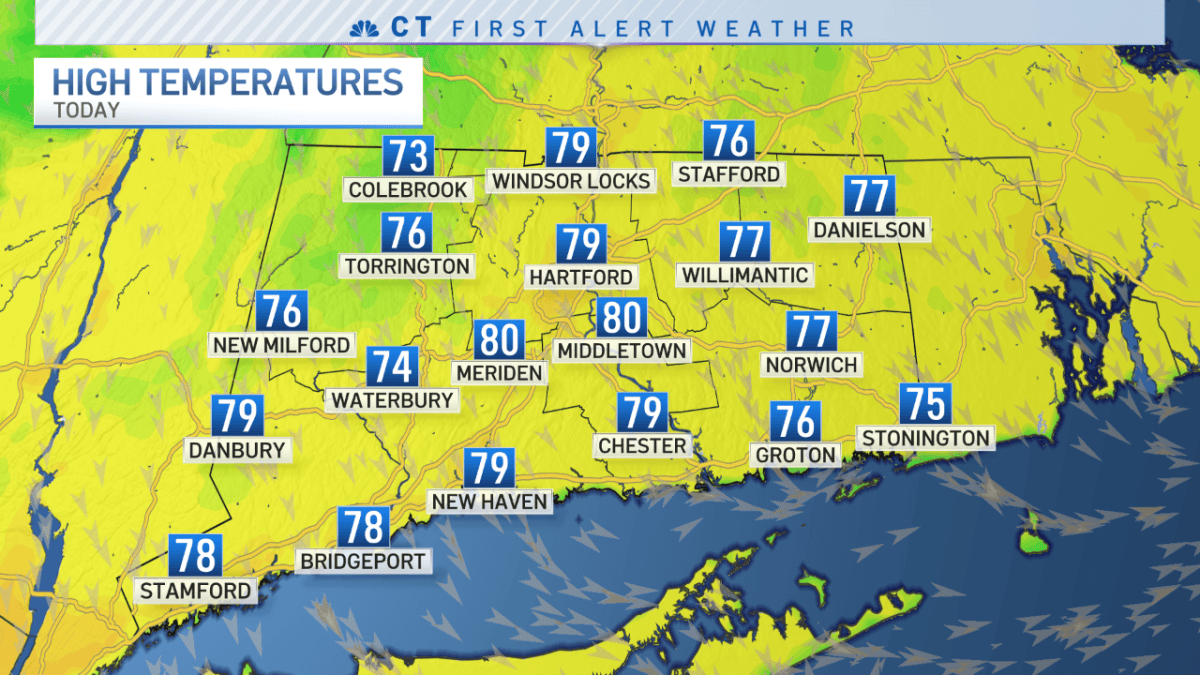 Warmer Temperatures to Start the Week – NBC Connecticut