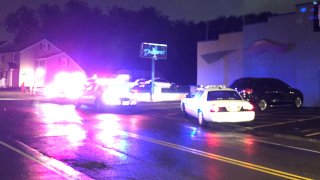 Police outside Dreams Nightclub in Hartford