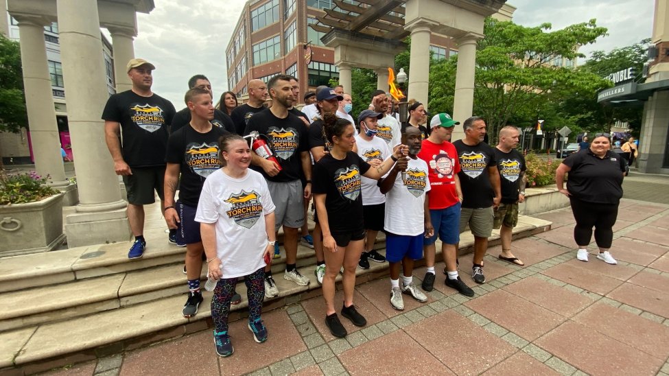 Officers Participate in 36th Annual Torch Run for Special Olympics