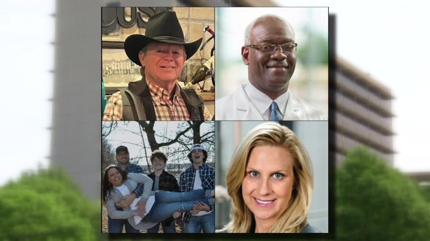 William Love (top left), Dr. Preston Phillips (top, right), Amanda Glenn (bottom left) and Dr. Stephanie Husen (bottom right.)