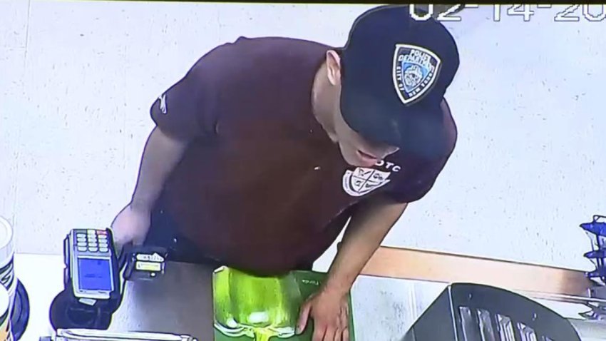 Nikolas Cruz is seen ordering an Icee in a Subway on Feb. 14, 2018.
