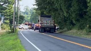 Crash on Route 17 in Portland