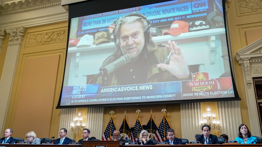 Bannon Agrees to Testify Before Jan. 6 Committee Days Before Trial