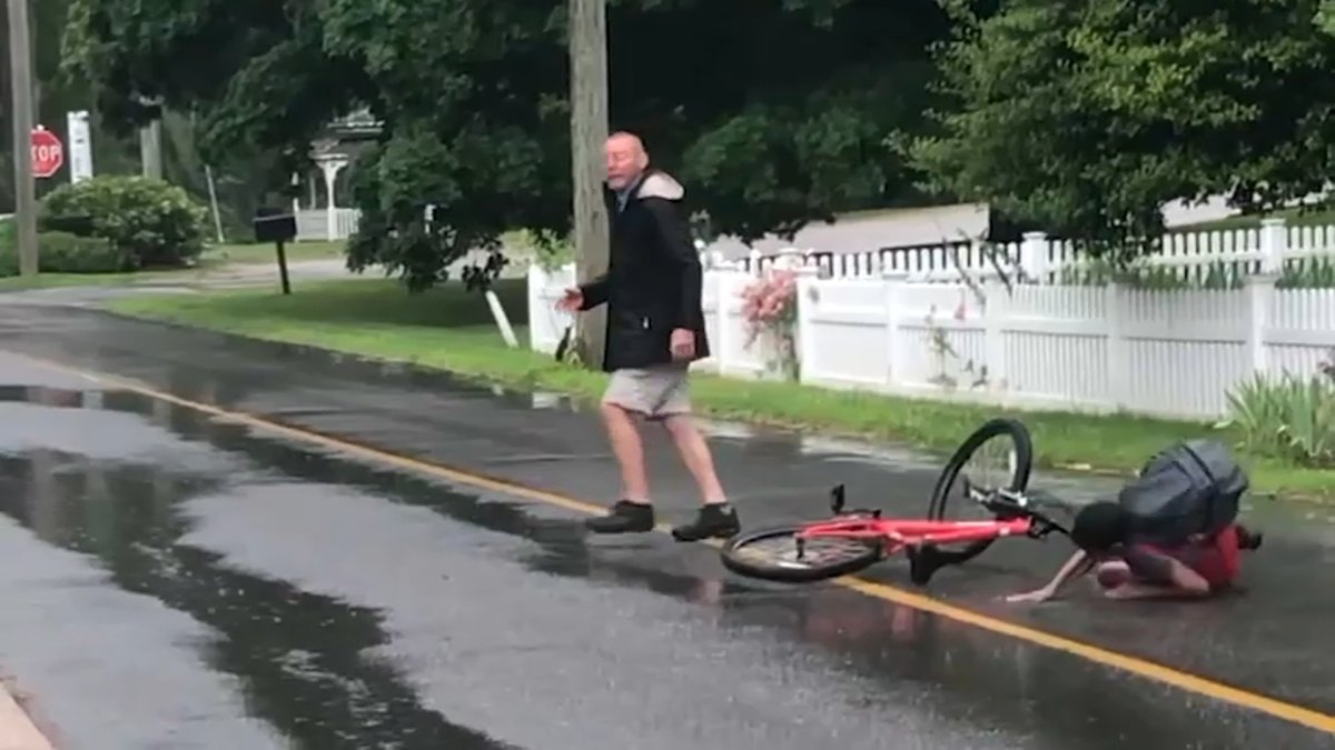Activists Want Man Accused of Pushing Kid Off Bike in Deep River to Be