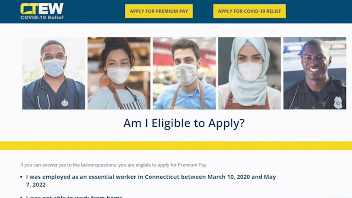 Connecticut ‘Hero Pay’ Website Seeing Overwhelming Demand NBC Connecticut