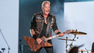 James Hetfield of Metallica performs