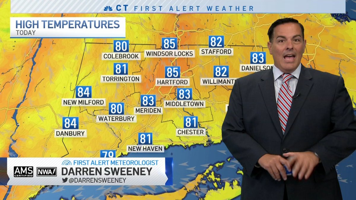 Forecast for Sunday, August 28 NBC Connecticut