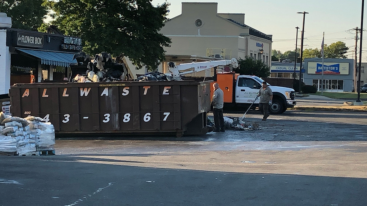 Crews Working to Remove Garbage from Silas Deane Highway in