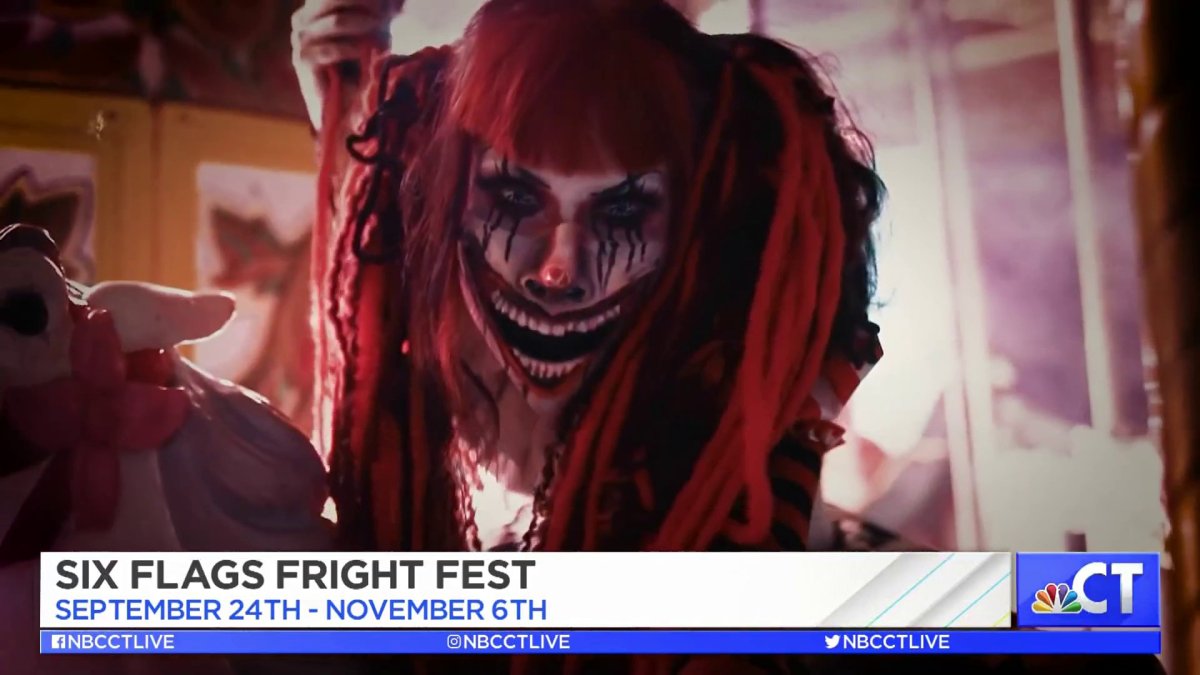 CT LIVE! Six Flags Fright Fest 2022 NBC Connecticut