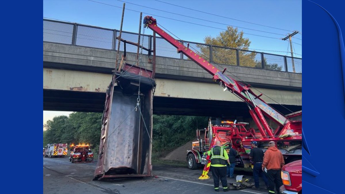 Crash Closes Interstate 84 West in Tolland, Conn. – NBC Connecticut