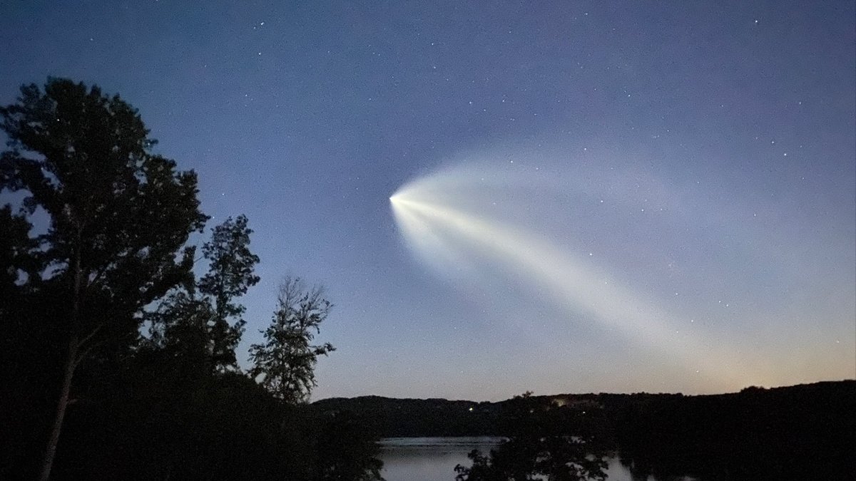 SpaceX Rocket Launch Seen in Connecticut