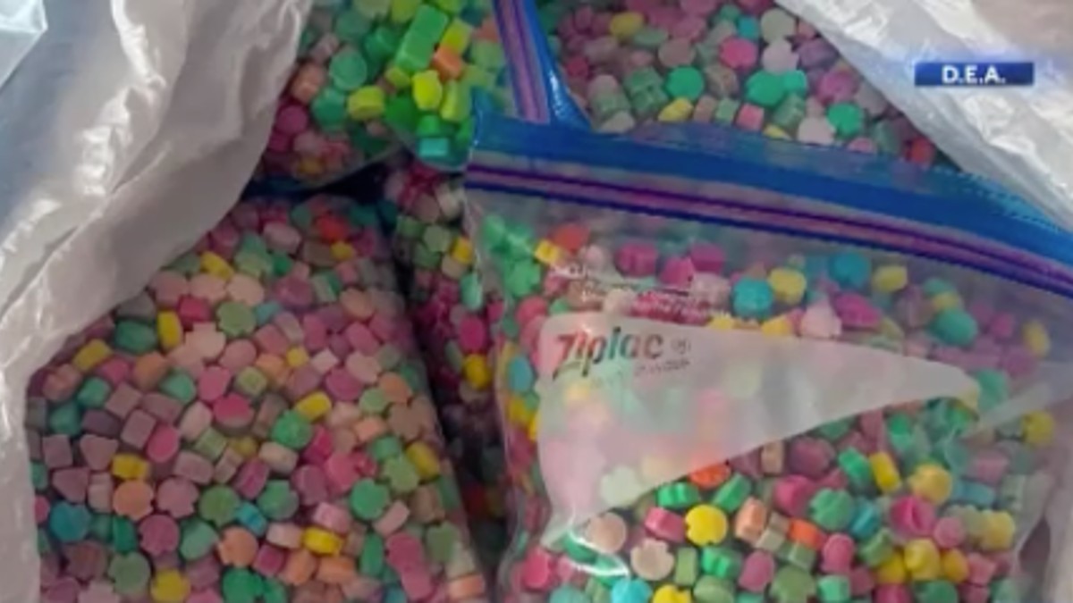 Health Officials Raise Concerns Over Colored Fentanyl Pills In Candy   Fentanyl Pills 092722 