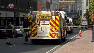 Fire truck in Hartford