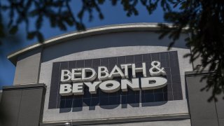 Bed Bath & Beyond in Redwood City, California, June 27, 2022. The home goods chain announced plans to eliminate 20 percent of its workforce and shutter nearly 150 of its stores in an effort to avoid bankruptcy.