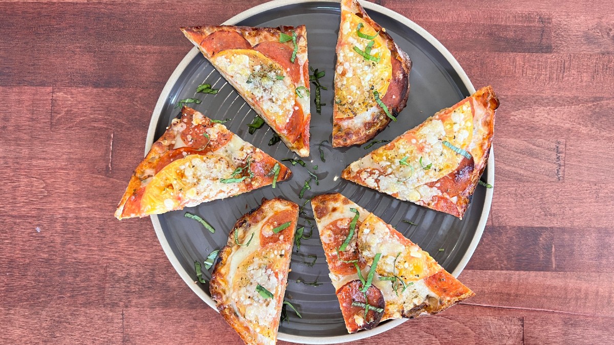 Ciabatta Flat Bread Pizza NBC Connecticut