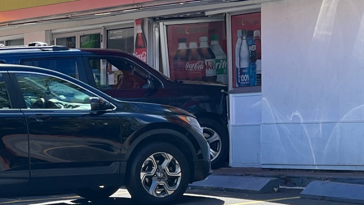 2 Hospitalized After SUV Crashes Into Hartford Gas Station NBC