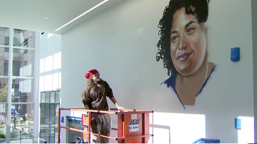 Local Artist's Mural Honors Healthcare Heroes