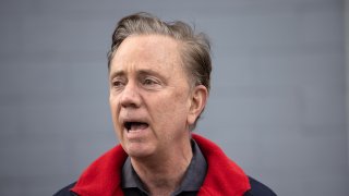 CT Governor Ned Lamont (D-CT) speaks at a Covid-19 community vaccination clinic on March 14, 2021 in Stamford, Connecticut.(Photo by John Moore/Getty Images)