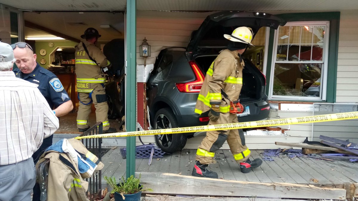 Several People Injured After Vehicle Crashes Into Restaurant in Mystic