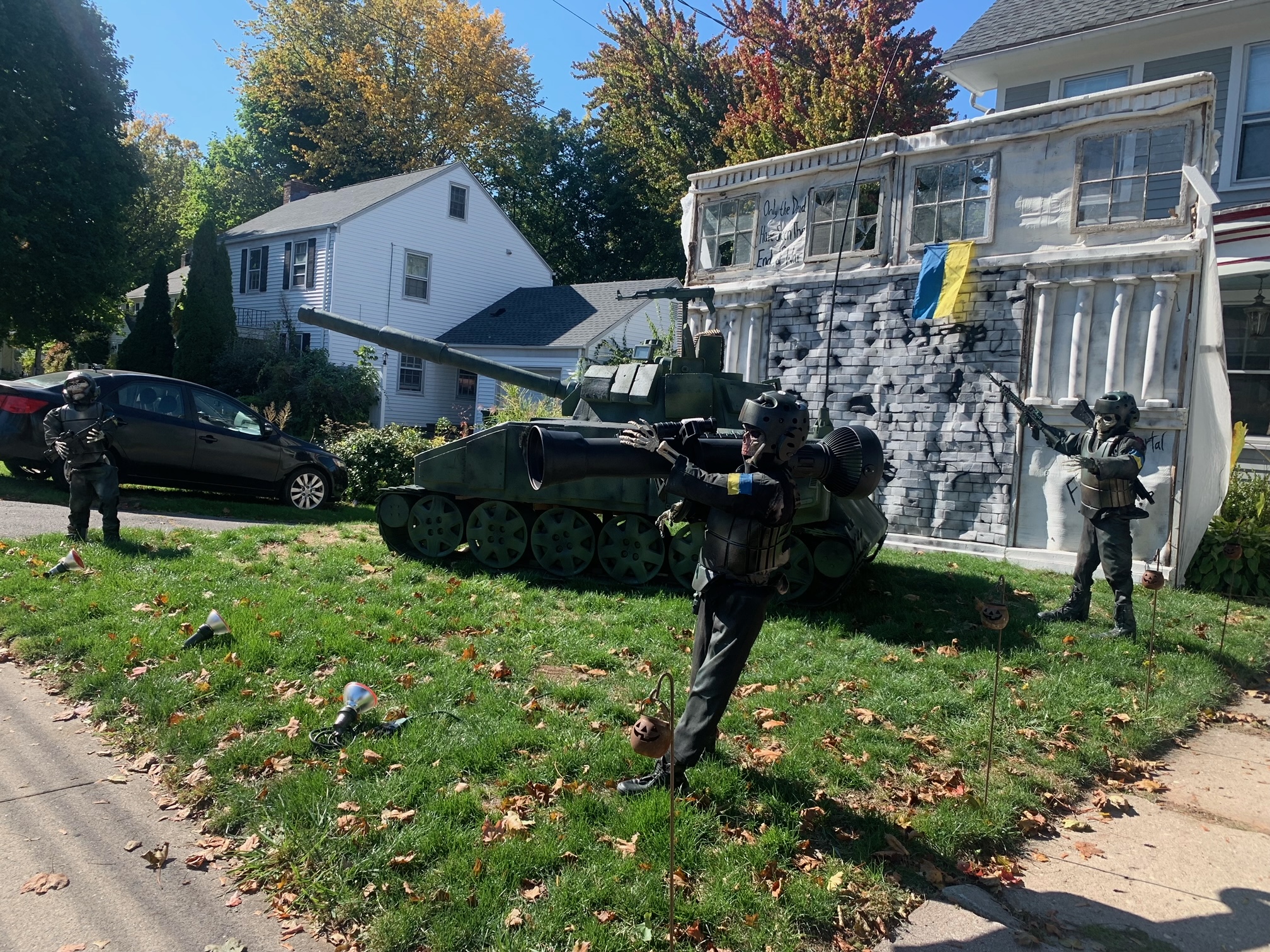 West Hartford Halloween Display