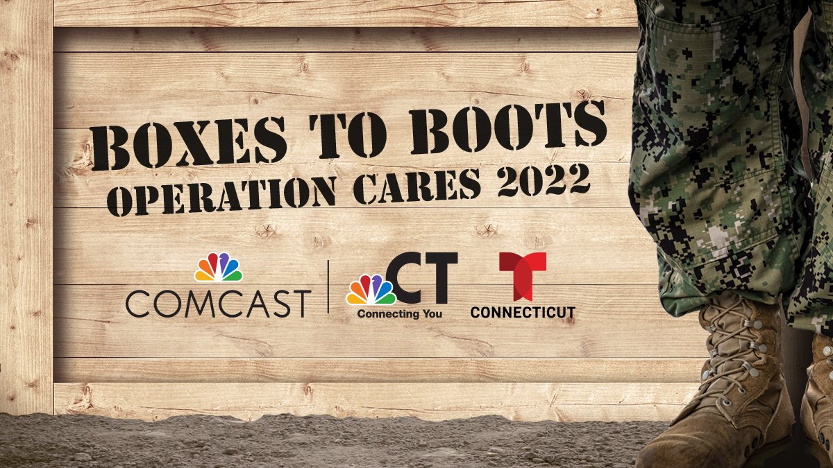Military Boot Box Boxes to Boots Operation Cares 2022 – NBC Connecticut