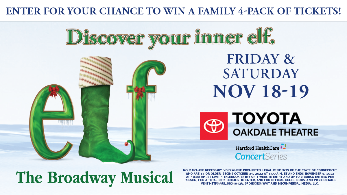 Live Nation CT Elf the Musical Ticket Sweepstakes