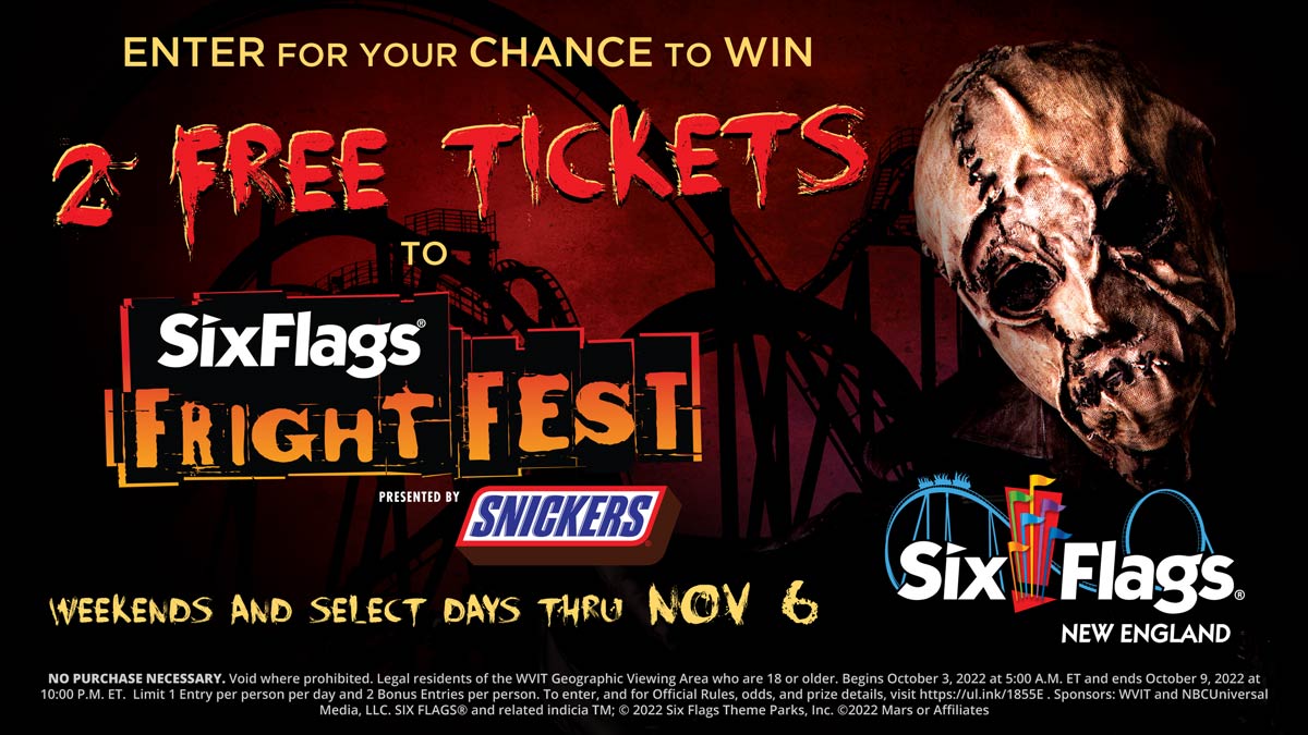 Six Flags Fright Fest Ticket Sweepstakes NBC Connecticut