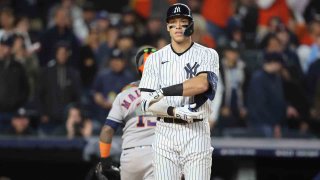 Yankees' Aaron Judge reacts to blatant Astros trolling