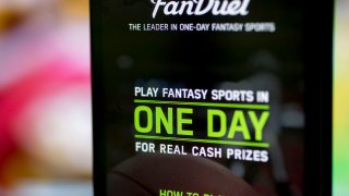 The FanDuel Inc. app.