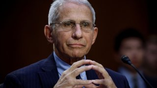 Dr. Anthony Fauci, Director of the National Institute of Allergy and Infectious Diseases, testifies during a Senate Health, Education, Labor, and Pensions Committee hearing on the monkeypox outbreak, at the United States Capitol in Washington, September 14, 2022.