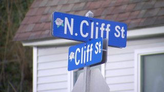 Street Sign for Cliff Street in Norwich