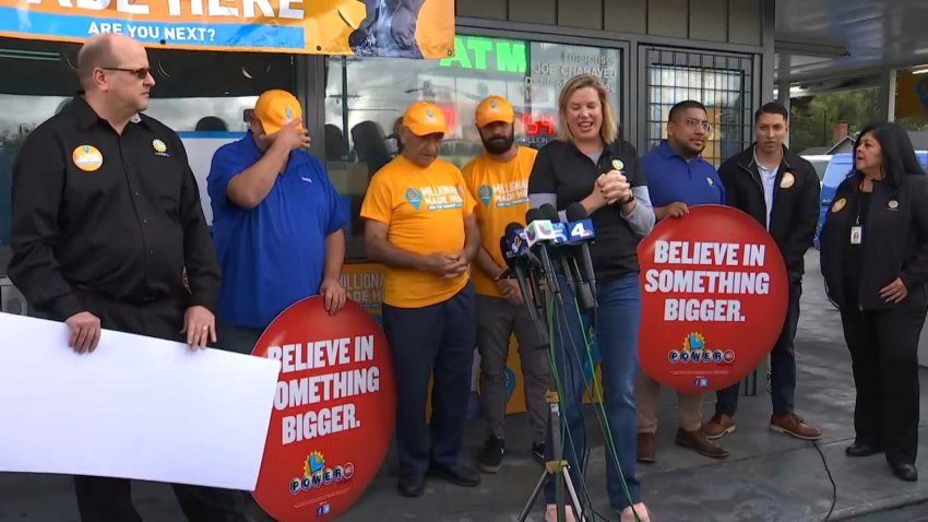 Altadena Store Owner Presented With $1M Powerball Bonus Check