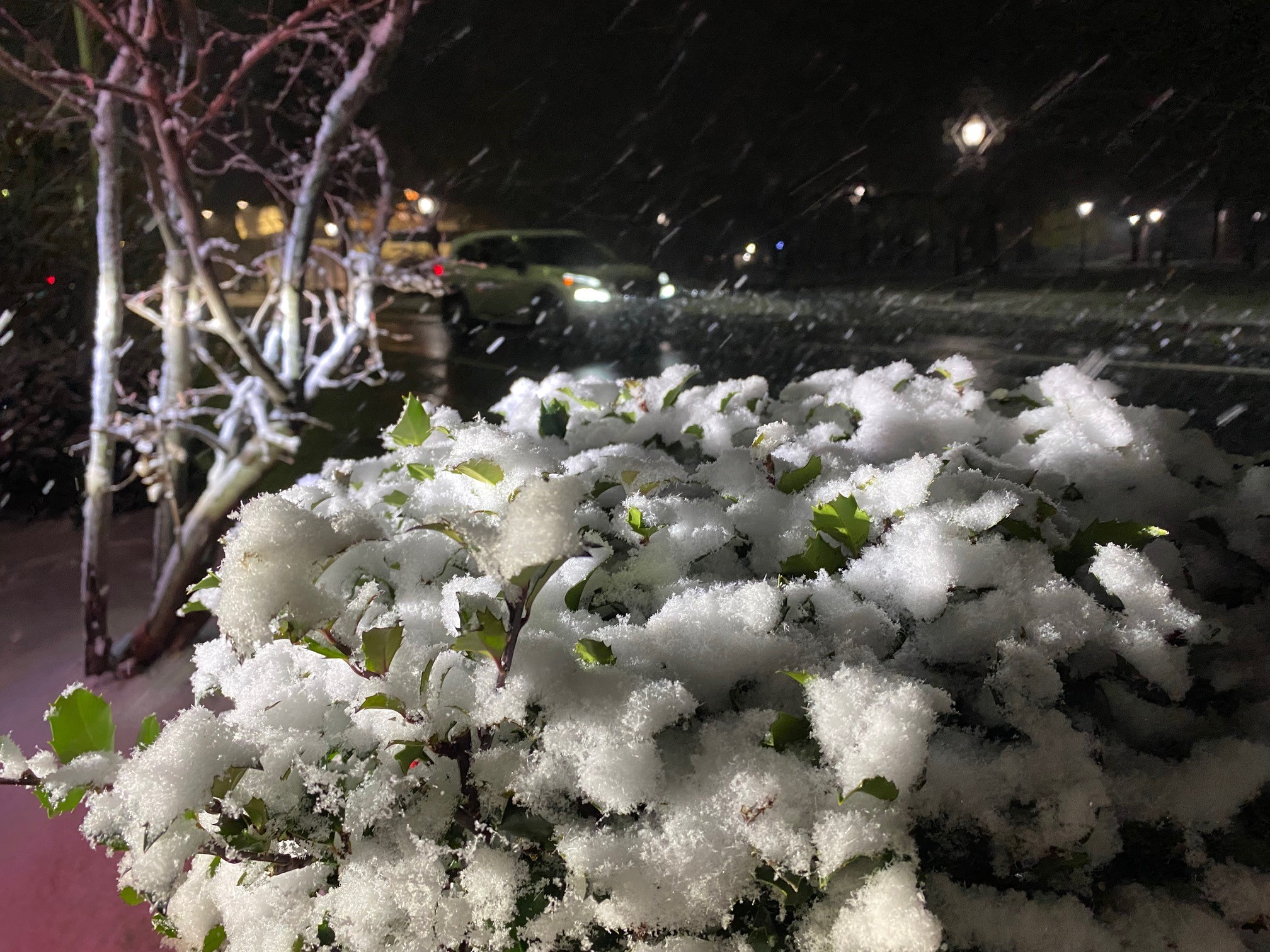 Snow Transitions to Rain in Much of the State, Causing Slick Conditions