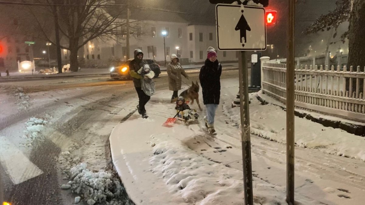 Snow Creates Slick Driving Conditions in Parts of Conn.