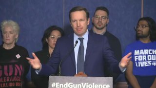 U.S. Senator Chris Murphy at End Gun Violence news conference