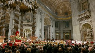 Pope Francis Celebrates Christmas Eve Mass