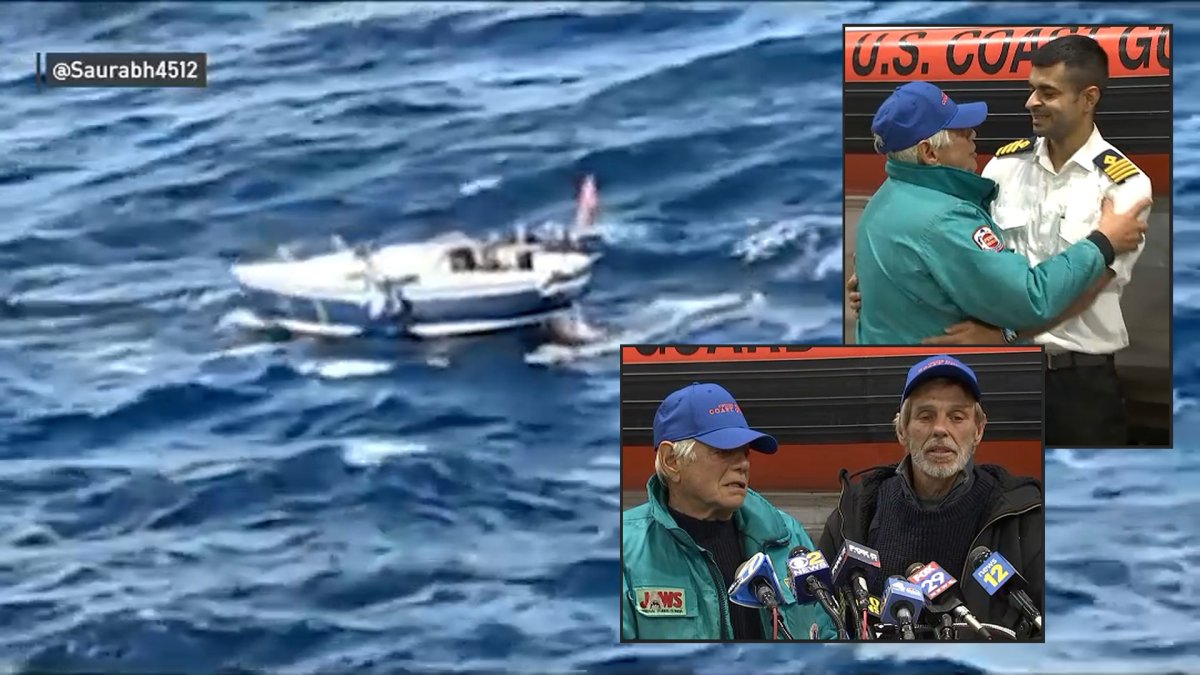 Boat Rescue NJ: Men Saved at Sea After Trying to Sail from Cape May to Florida – NBC Connecticut - Vimarsana News