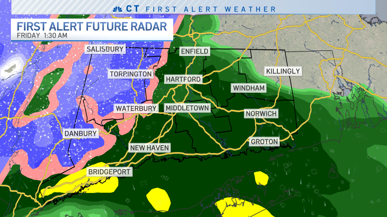 Tracking Possible Significant Snowfall for Parts of Conn. Tomorrow