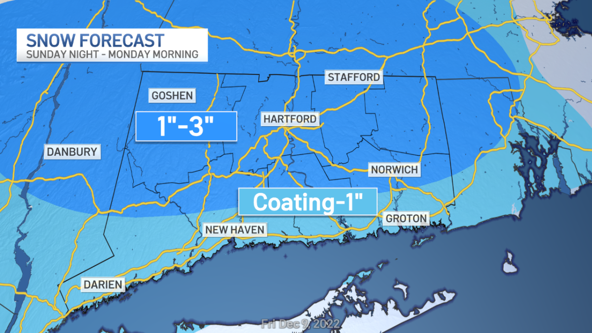 Tracking Snow Sunday Night – NBC Connecticut