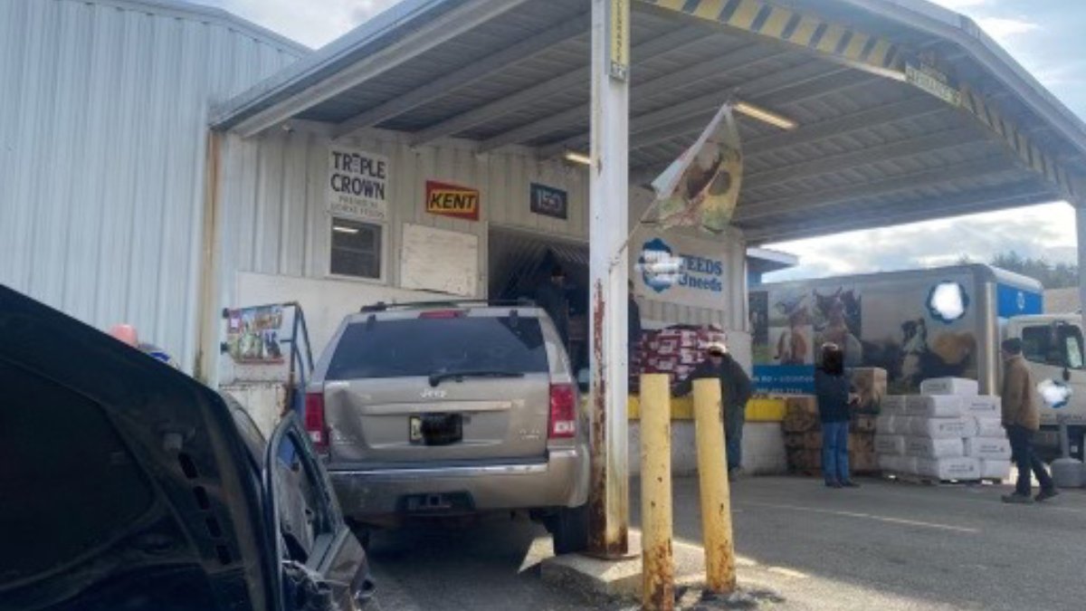 Car Crashes Into Building in Litchfield NBC Connecticut