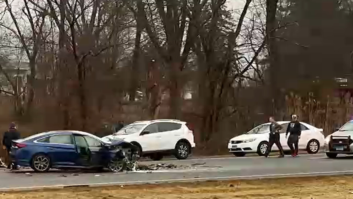 Woman Killed When Car Crossed Into Traffic on I91 in