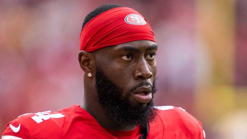 San Francisco 49ers defensive end Charles Omenihu (94) before the game against the Seattle Seahawks at Levi’s Stadium.
