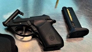 Loaded gun at JFK Airport on February 10 2023